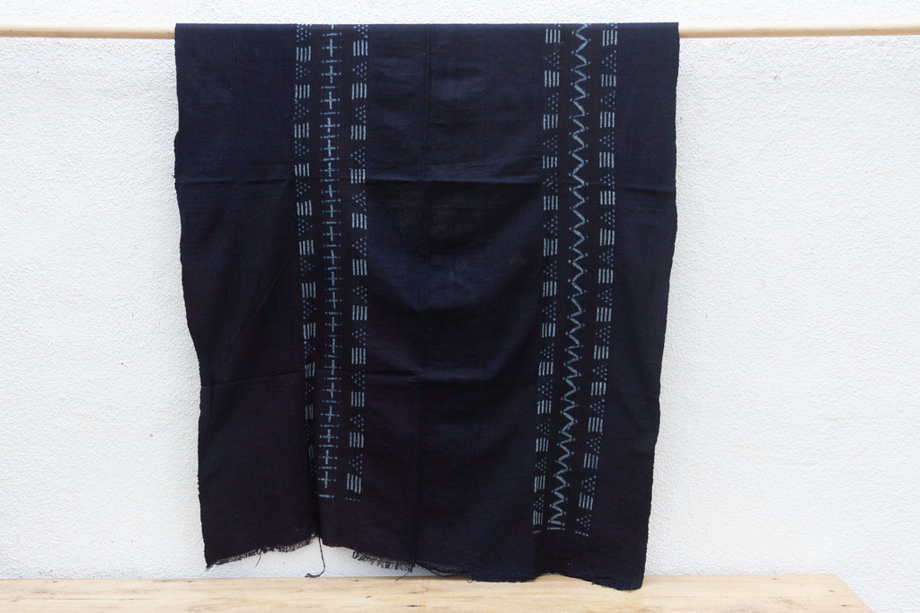 Cobalt Pulse Indigo Mud Cloth