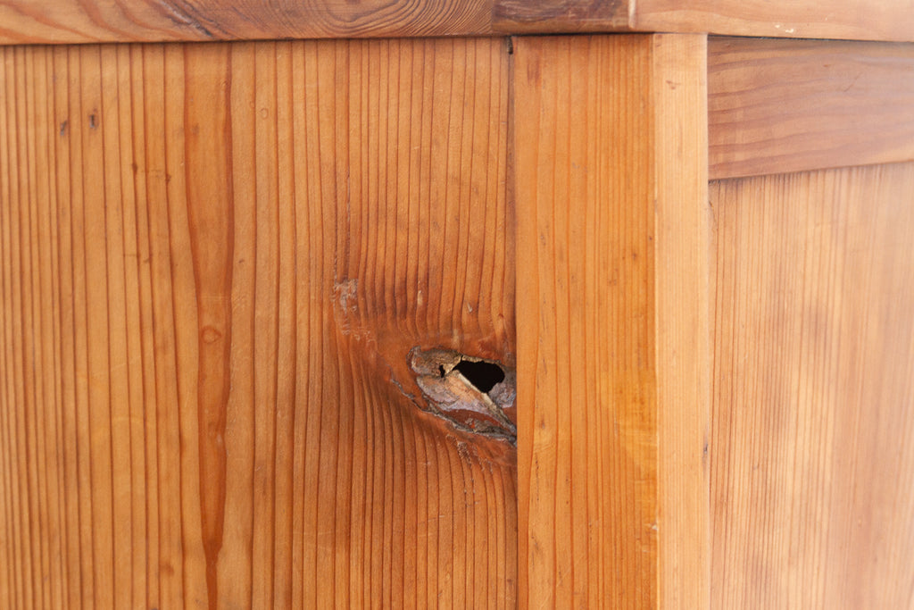 Antique Two-Part Tall Japanese Tansu Cabinet