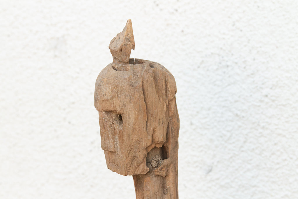 Antique West African Carved Post Fragment
