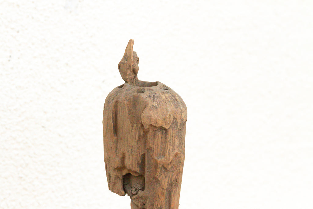 Antique West African Carved Post Fragment