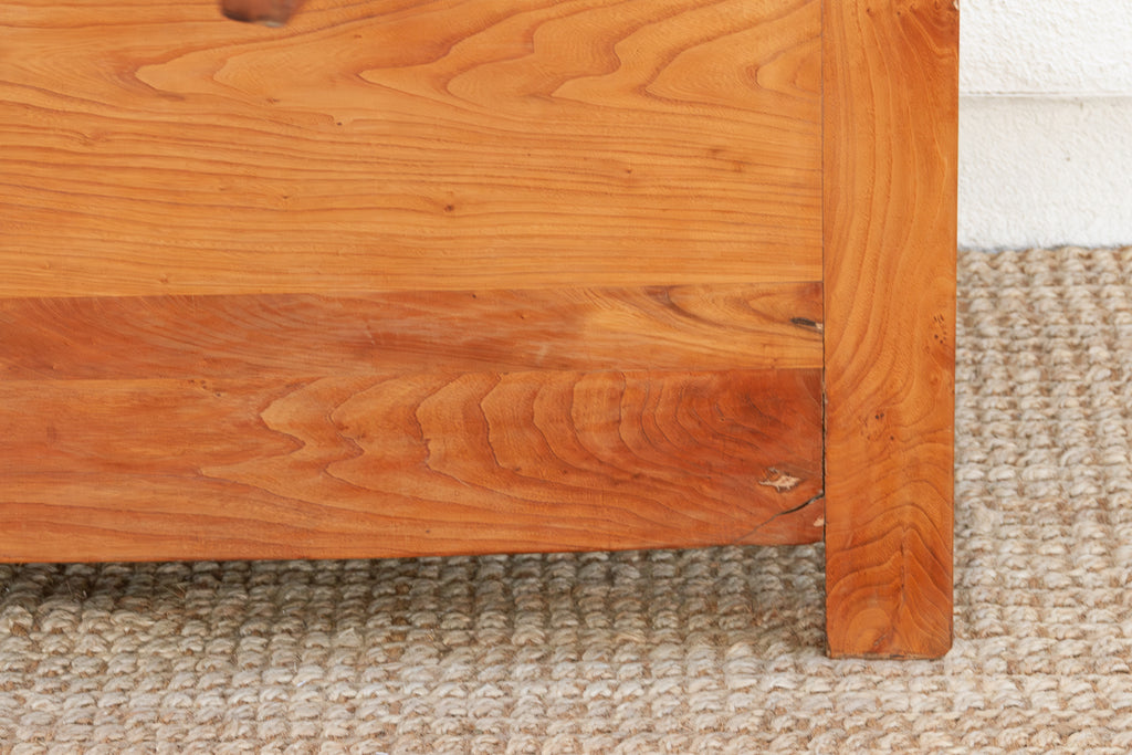 19th Century Chinese Elm & Brass Armoire