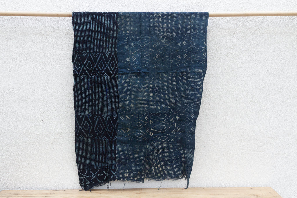Dusky Indigo Mud Cloth