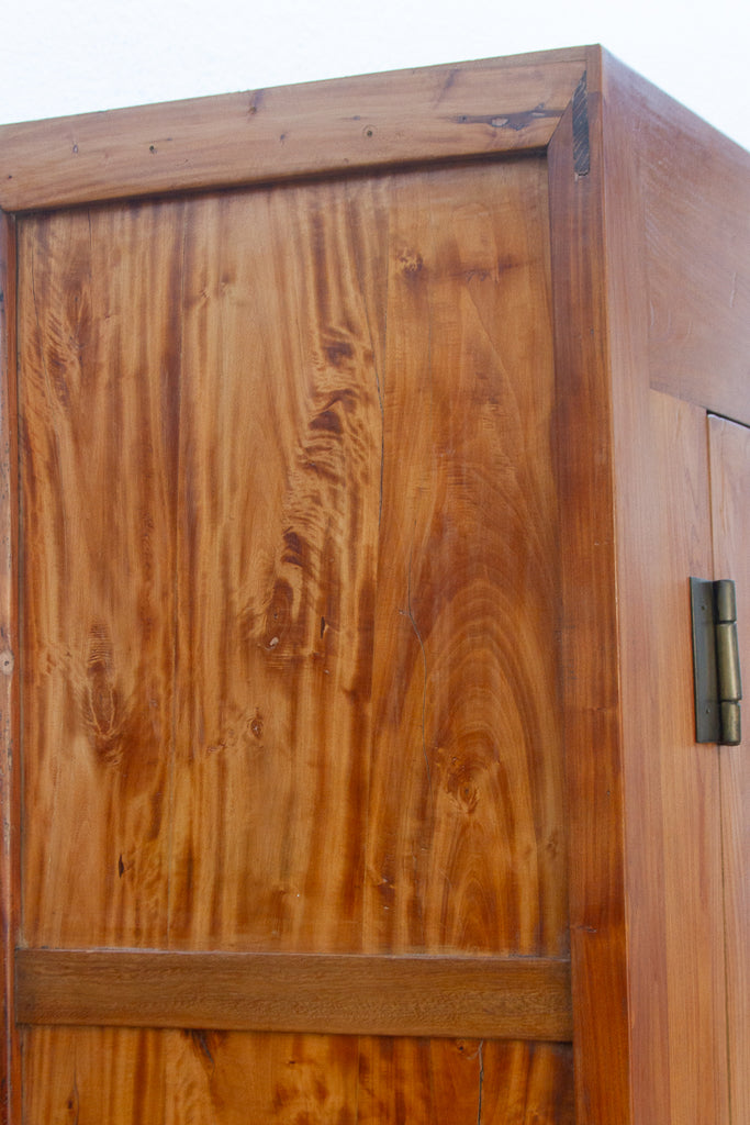 19th Century Chinese Elm & Brass Armoire