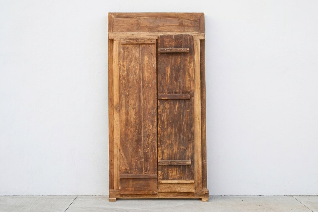 Antique Indian Haveli Portal Carved Teak Door (Trade)