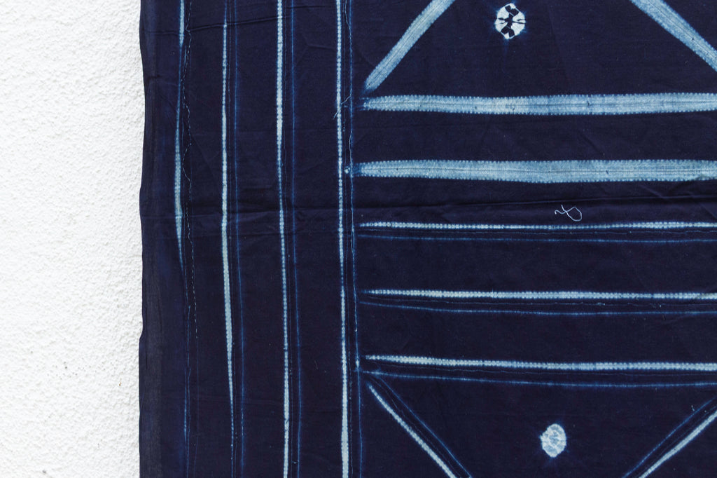 Triangle Dance Indigo Mud Cloth