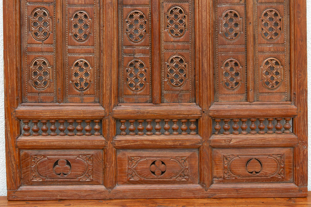 19th Century Rajasthan Lattice Carved Window Panel (Trade)