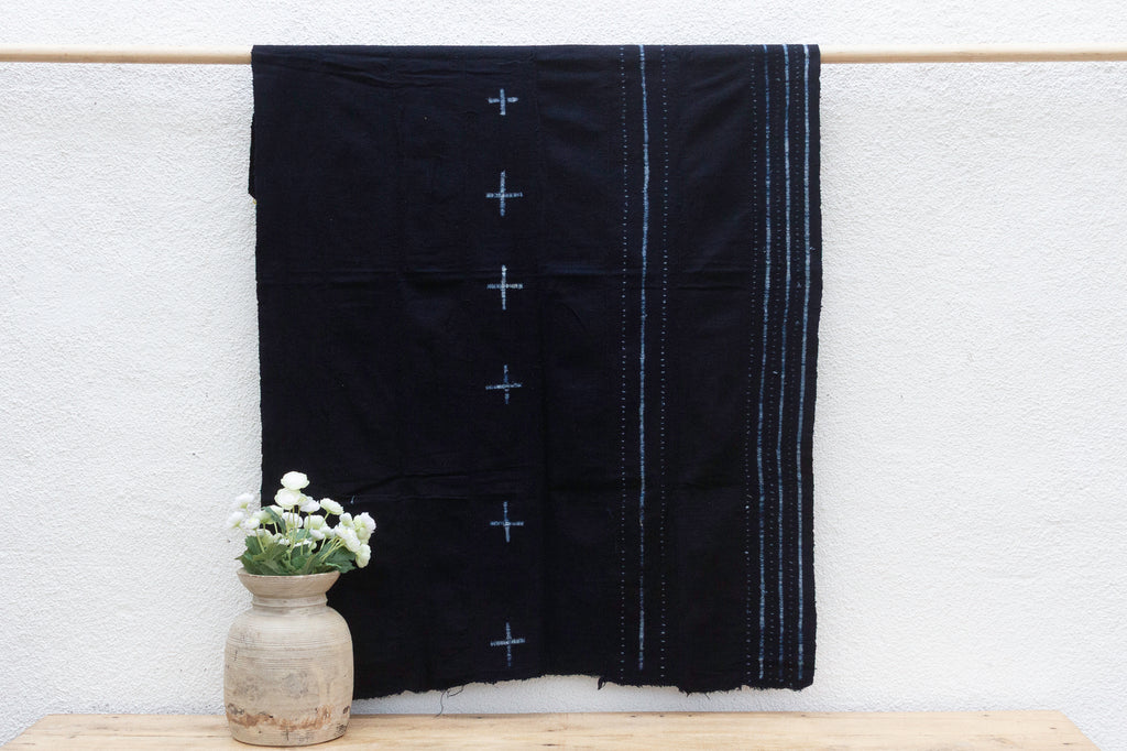 Midnight Indigo Mud Cloth