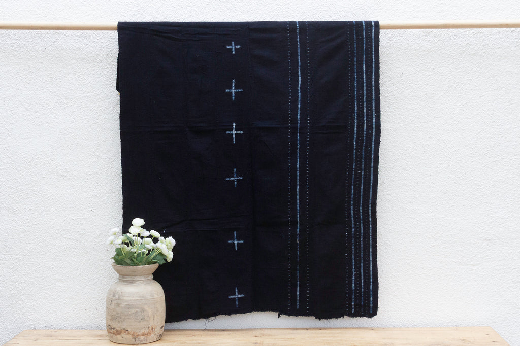 Midnight Indigo Mud Cloth