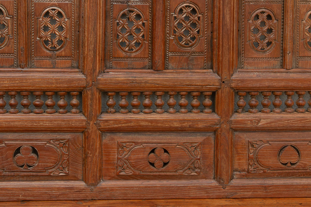 19th Century Rajasthan Lattice Carved Window Panel (Trade)