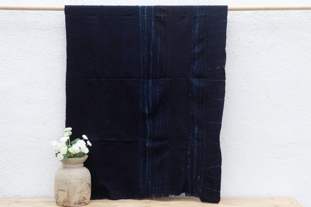 Dark Indigo Mud Cloth
