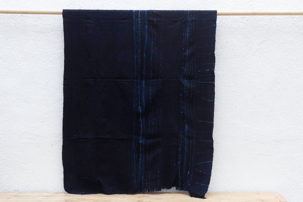 Dark Indigo Mud Cloth