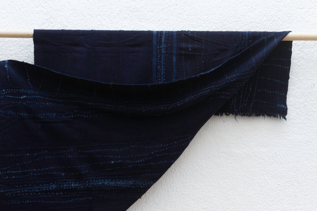 Dark Indigo Mud Cloth