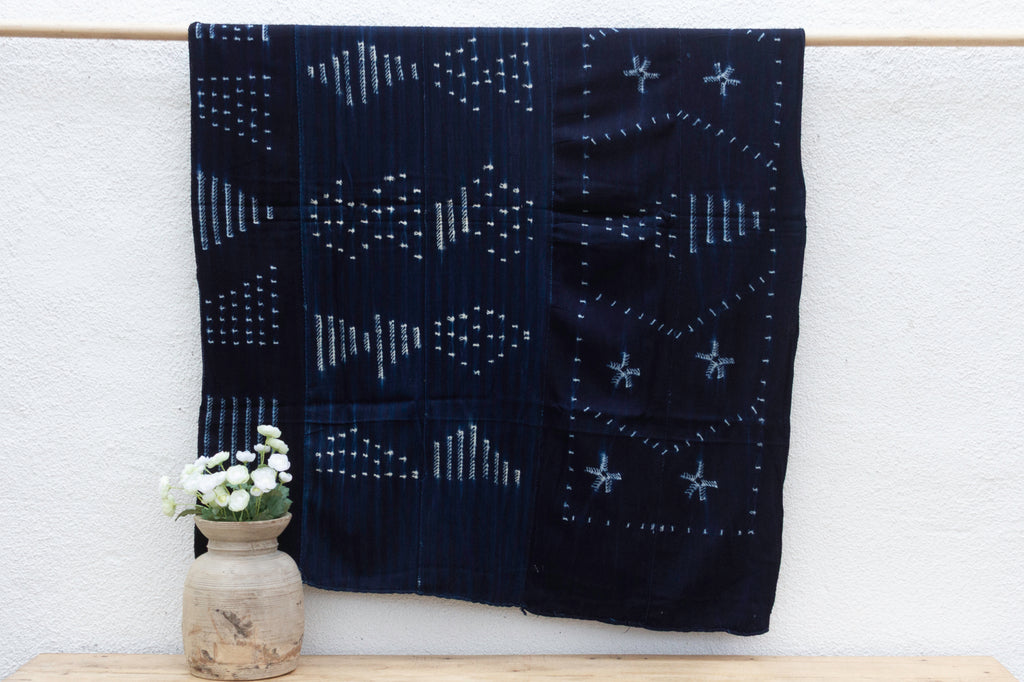 Pure Indigo Mud Cloth