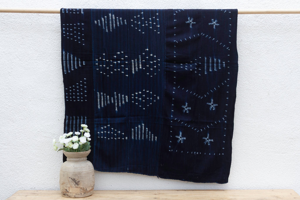 Pure Indigo Mud Cloth