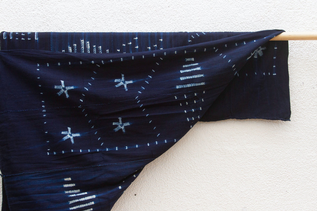 Pure Indigo Mud Cloth