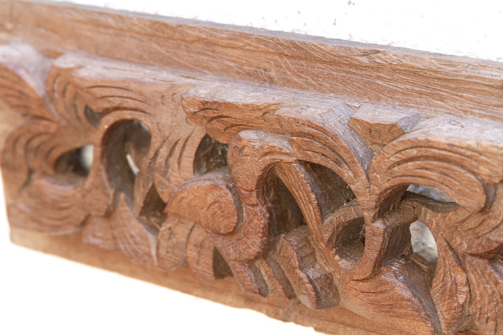 Antique Wax Patinated Wall Carving (Trade)