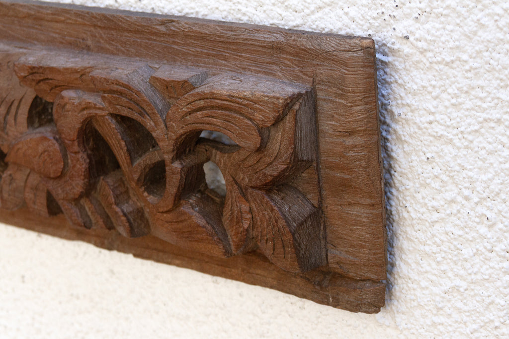 Antique Wax Patinated Wall Carving (Trade)