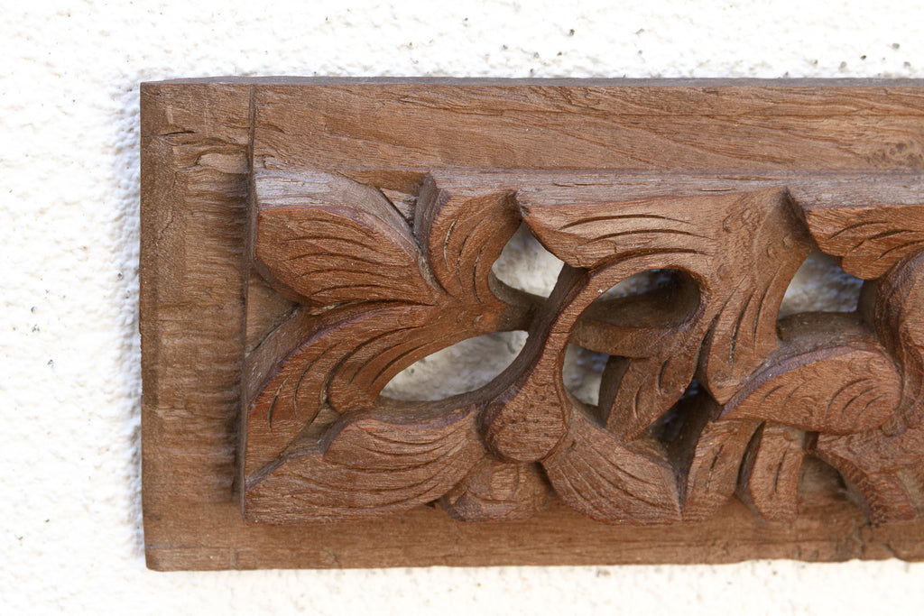 Antique Wax Patinated Wall Carving (Trade)