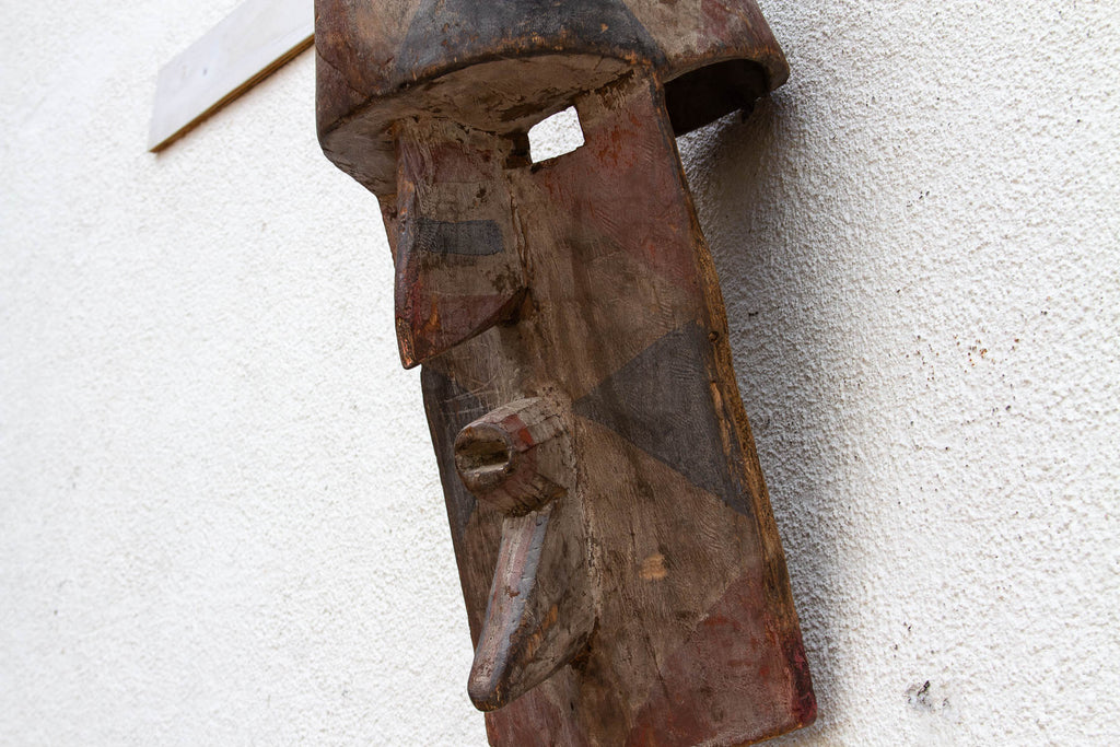 Antique Harned Guardian Bwa Painted Mask