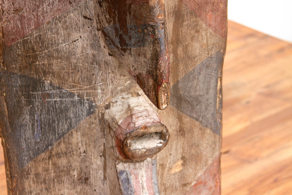 Antique Harned Guardian Bwa Painted Mask