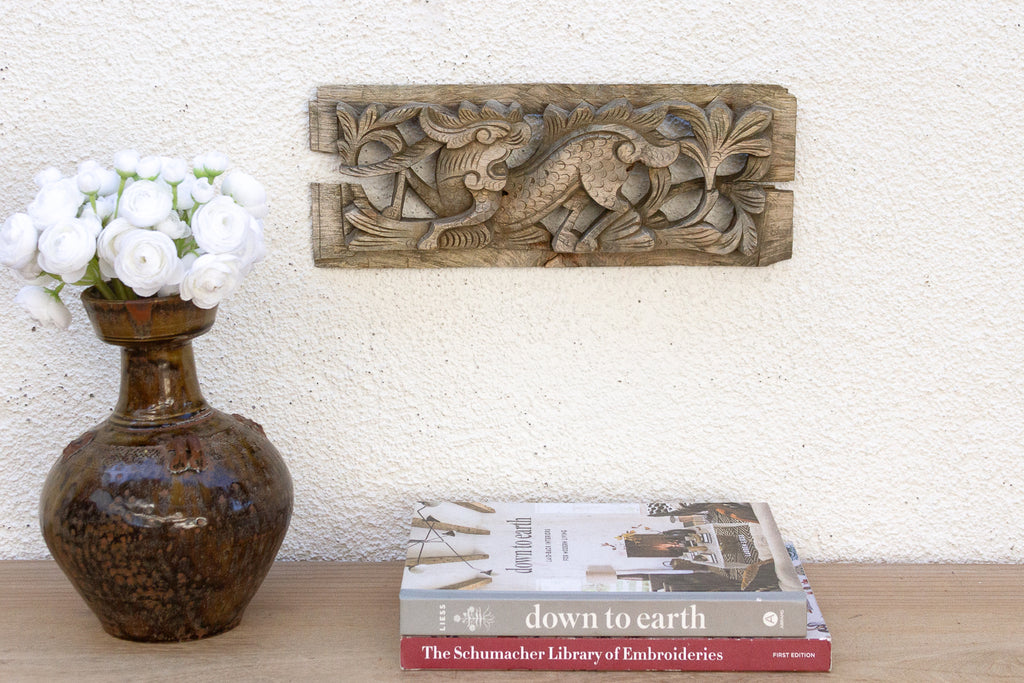 Antique Mythological Relief Wall Panel