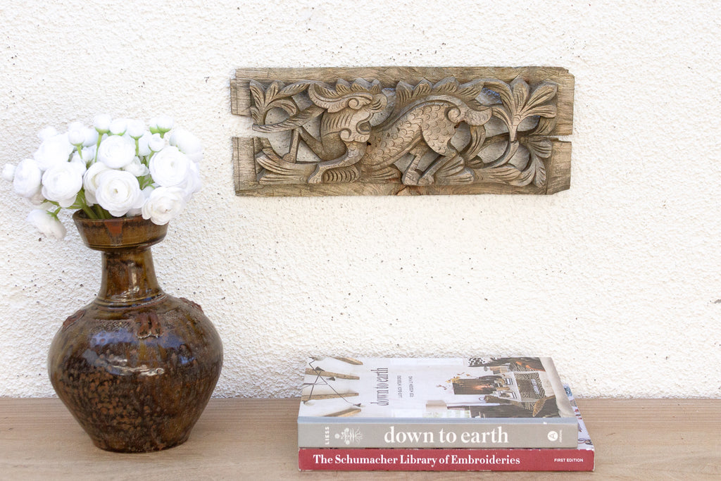 Antique Mythological Relief Wall Panel