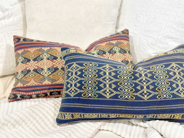Lima Old Peruvian Frazada Pillow