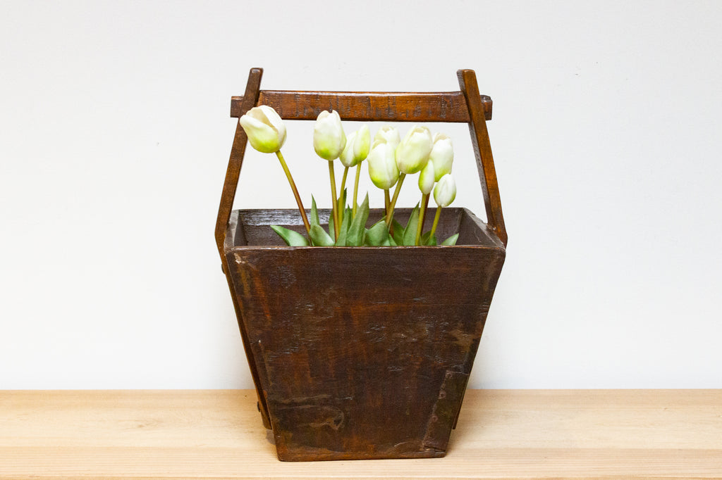 Primitive Asian Harvest Basket