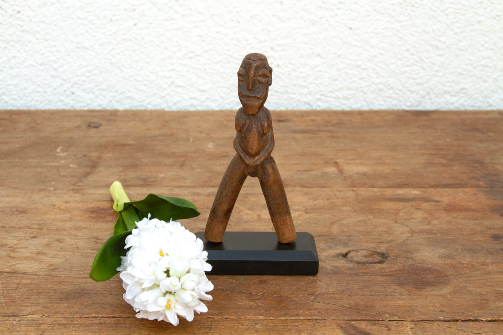 Vintage Boy's Carved Wood Slingshot