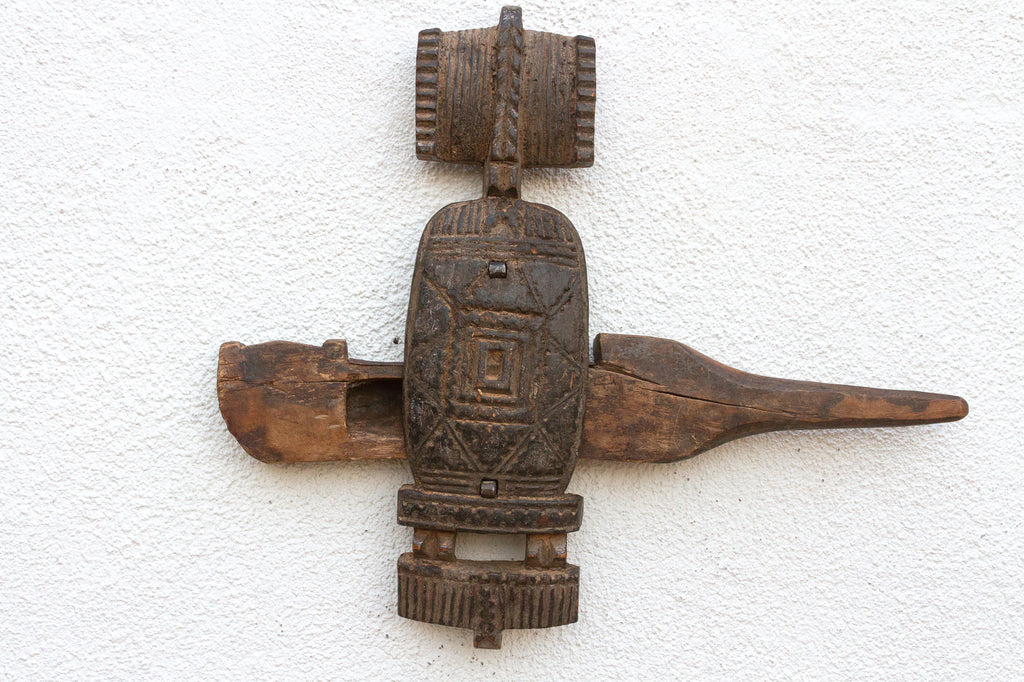 Antique Songye Door Lock Wall Art