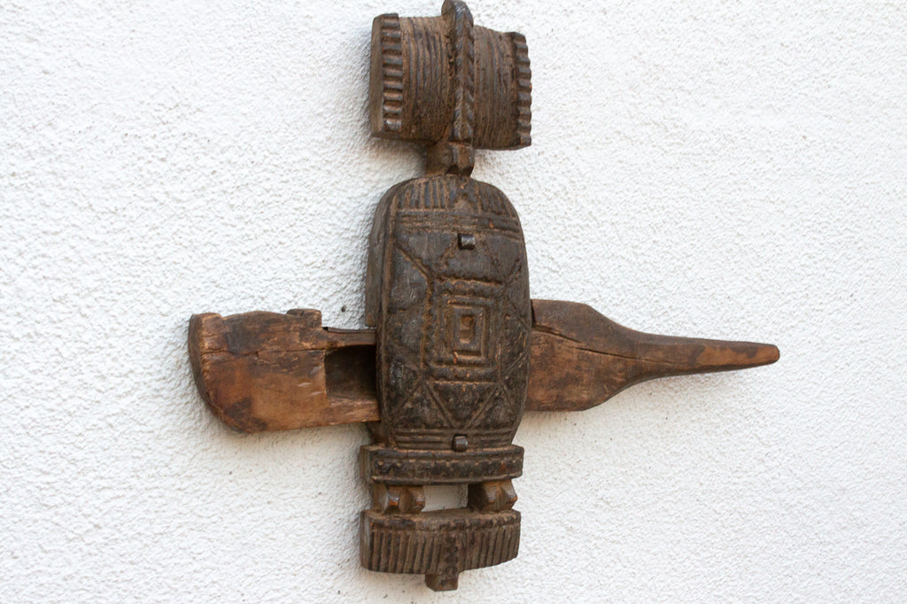Antique Songye Door Lock Wall Art