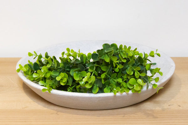 White Marble Dough Bowl