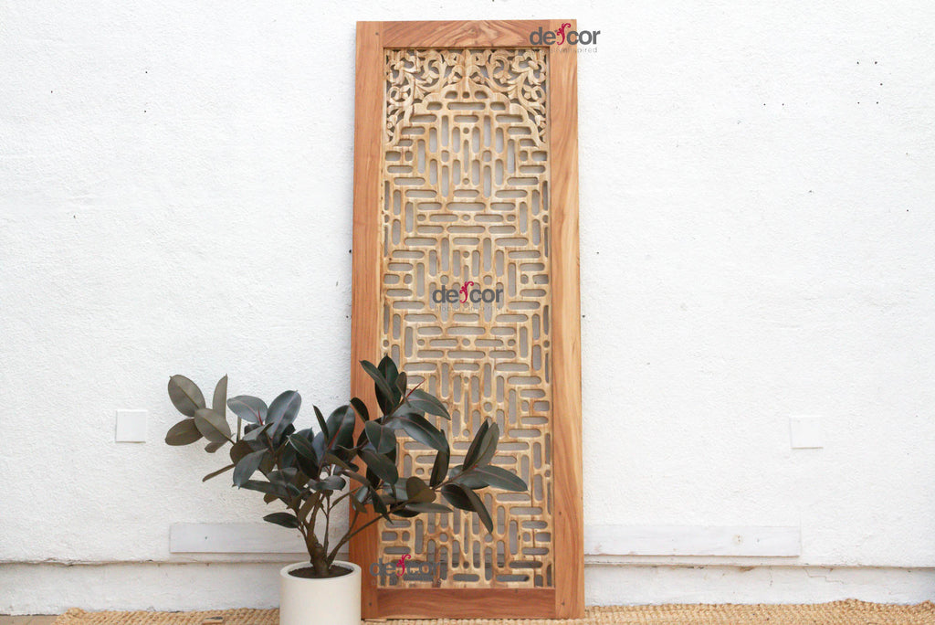 Bleached Reclaimed Wood Lattice Portal Door (Trade)