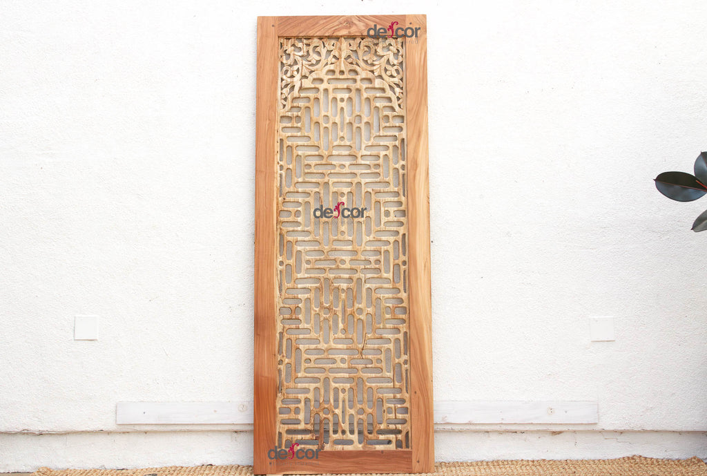 Bleached Reclaimed Wood Lattice Portal Door (Trade)