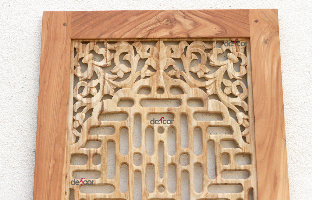 Bleached Reclaimed Wood Lattice Portal Door (Trade)