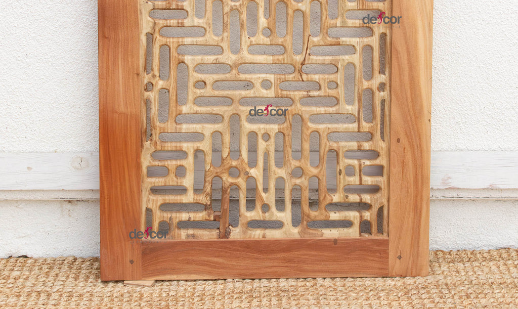 Bleached Reclaimed Wood Lattice Portal Door (Trade)