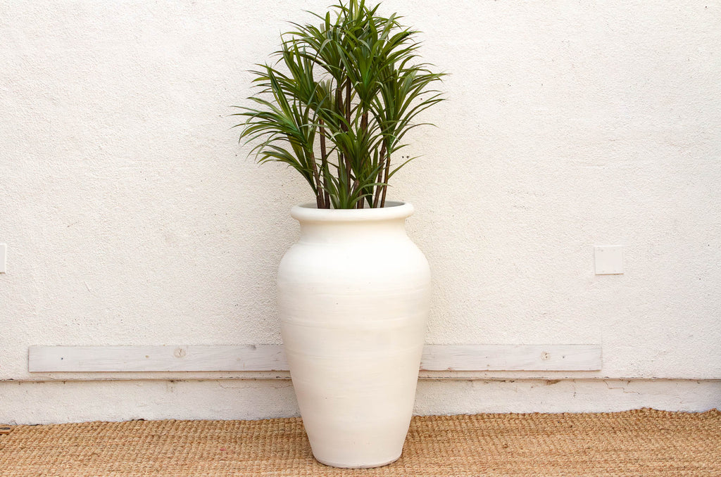 Tall Aegean Hand-Painted Mediterranean Planter