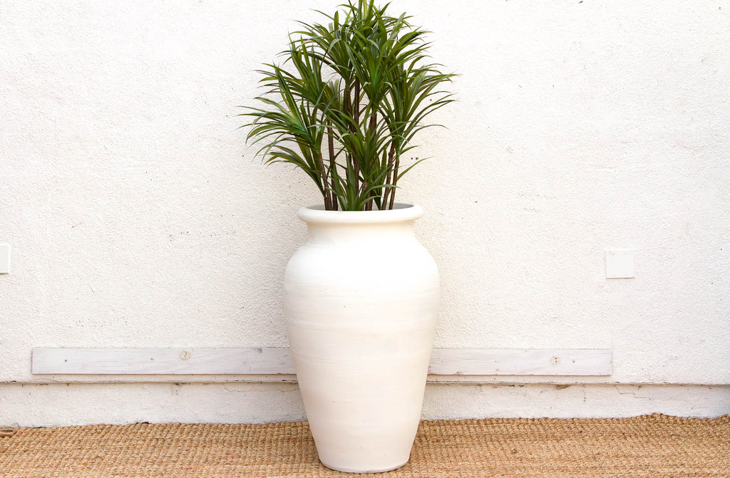 Tall Aegean Hand-Painted Mediterranean Planter