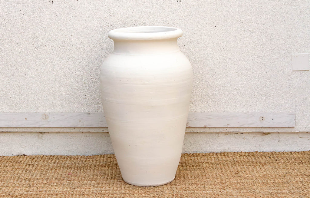 Tall Aegean Hand-Painted Mediterranean Planter