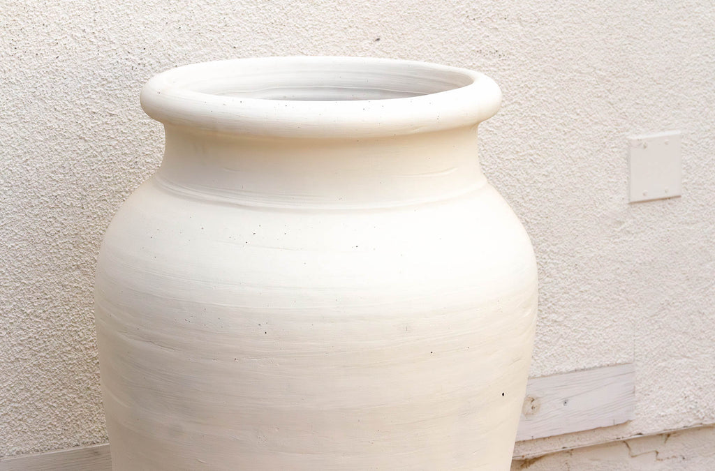 Tall Aegean Hand-Painted Mediterranean Planter