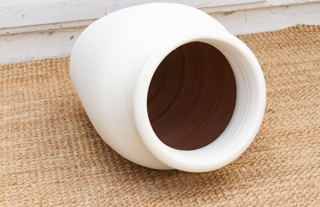 Tall Aegean Hand-Painted Mediterranean Planter