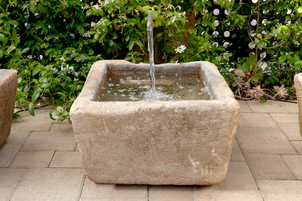 Antique Sandstone Spout & Basin Fountain