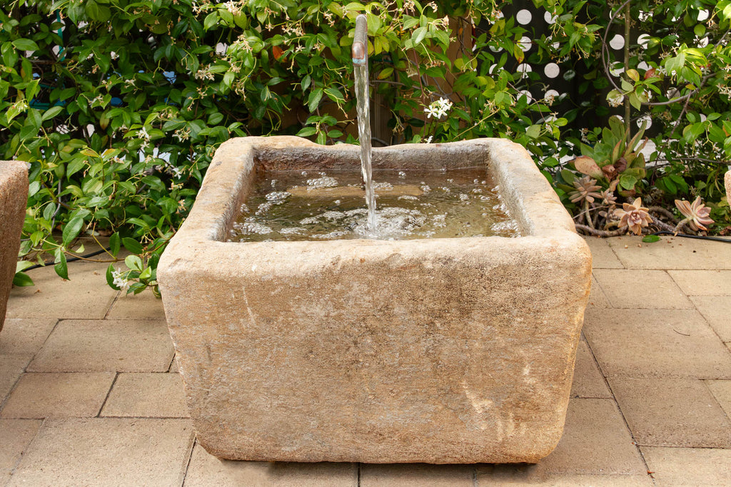 Antique Sandstone Spout & Basin Fountain