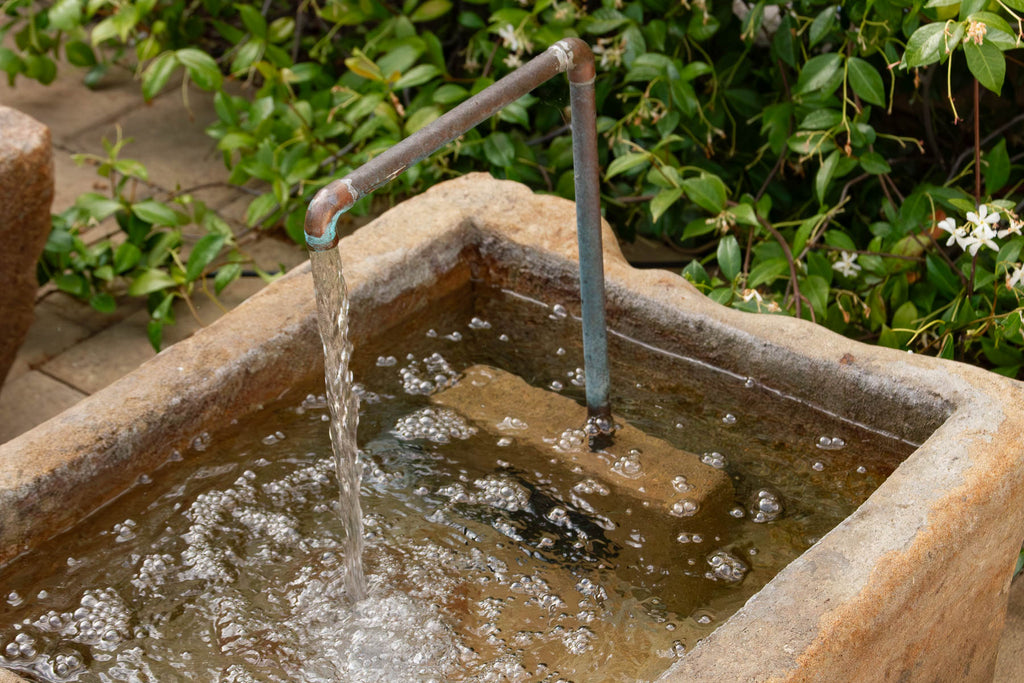 Antique Sandstone Spout & Basin Fountain