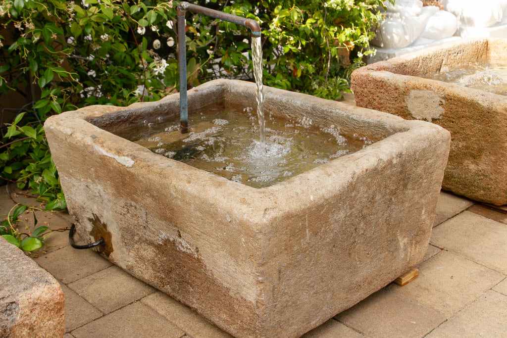 Antique Sandstone Spout & Basin Fountain