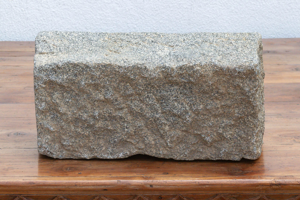 Nepalese Antique Granite Basin Pot