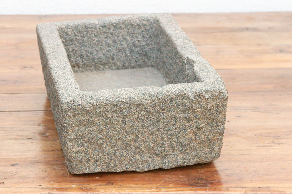 Mid 20th Century Megalith Granite Vessel