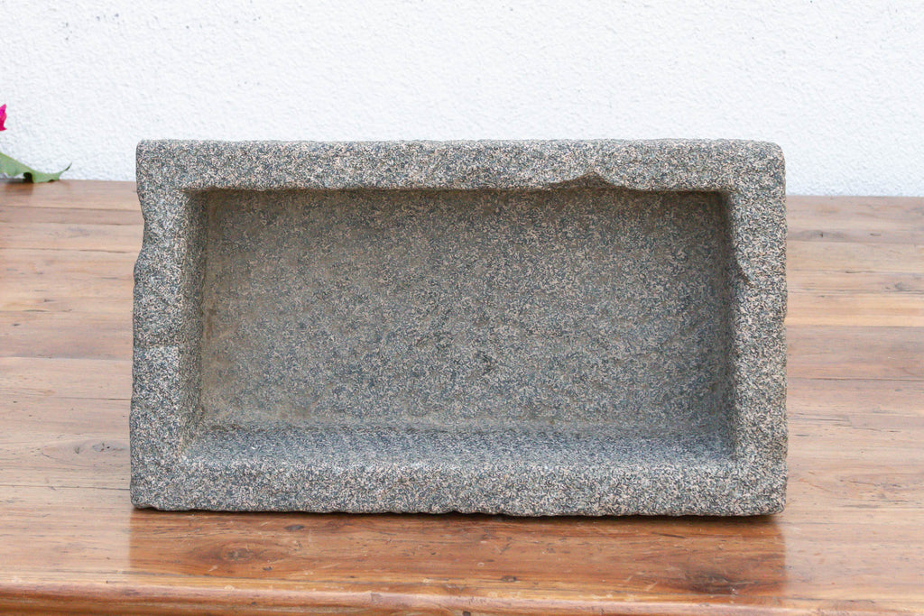 Mid 20th Century Megalith Granite Vessel