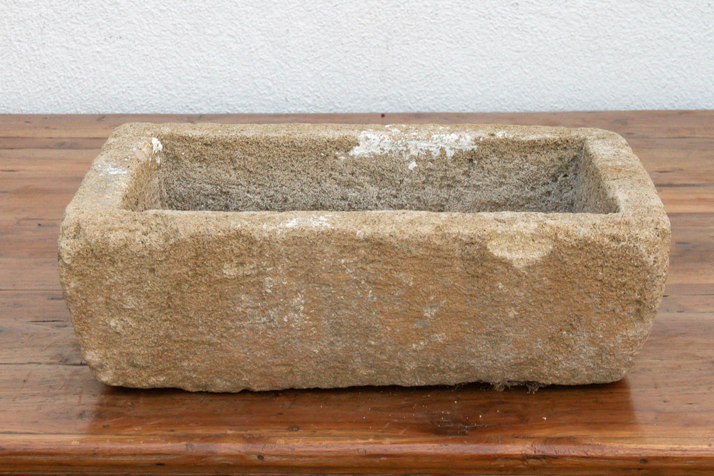 Provence Trough, Vintage Sandstone Basin Planter