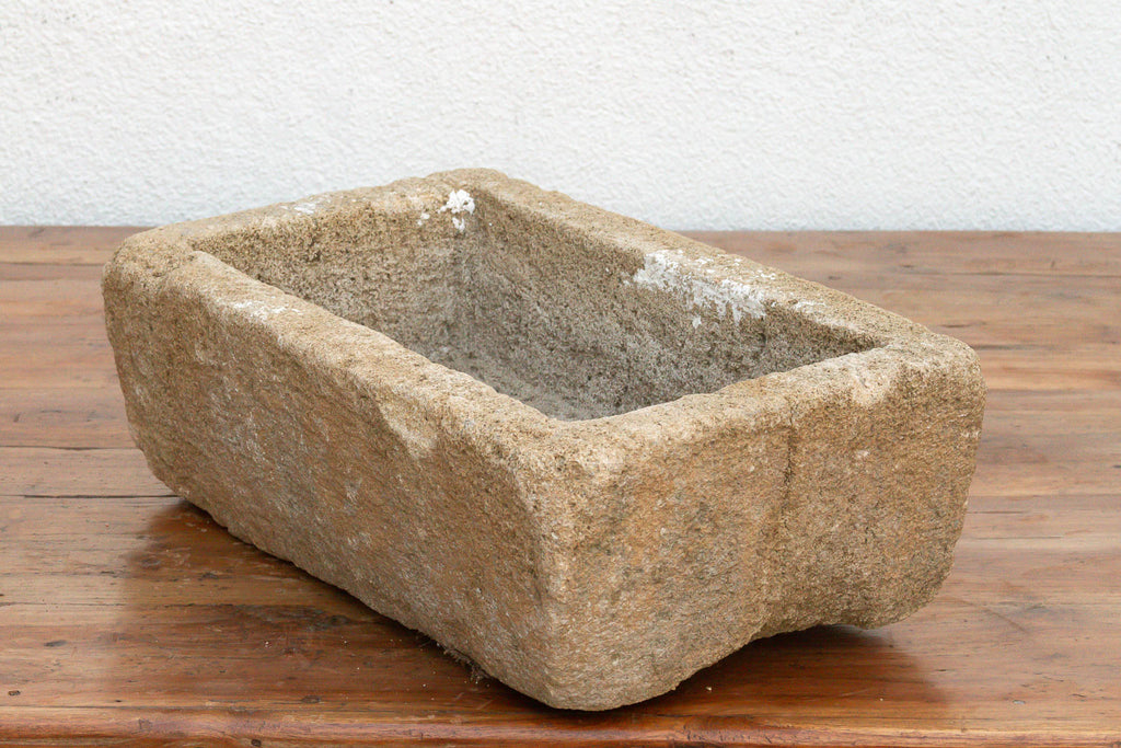 Provence Trough, Vintage Sandstone Basin Planter